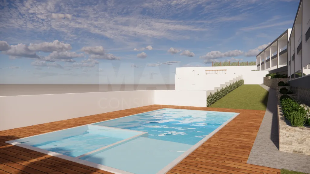 Villas Mar – Moradia V3  com piscina e vista mar  a 150 metros da Praia -Fracao B