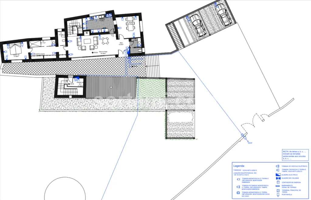 Terreno de 3.480 m² com Projeto de Moradia e Vista Panorâmica para a Ria Formosa em Estoi.