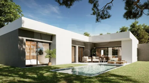 Moradia T3 Térrea Contemporânea com Piscina – Foz do Arelho