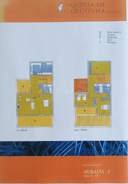 Terreno Urbano com 581 m2 projeto de Arquitetura Aprovado na Urbanização Quinta da Cegonha em Santo Estevão