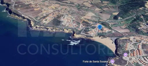 Apartamento T1 no 1° andar a 80 metros da Praia de São Lourenço, com vista mar da varanda da Sala e com garagem