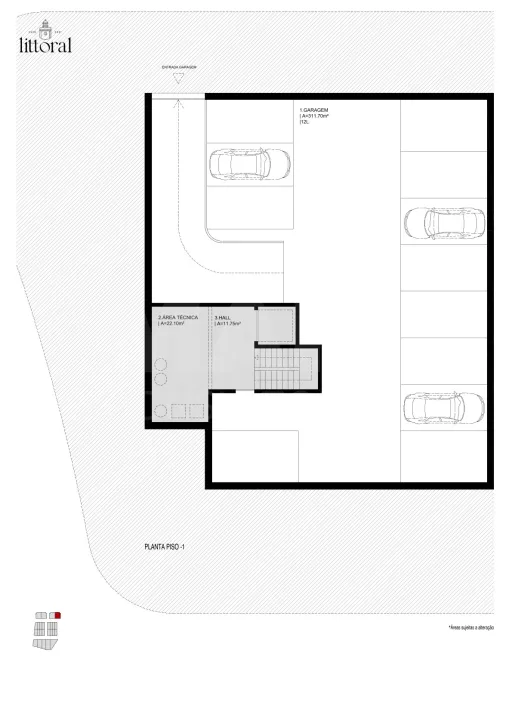 Lote com projeto para edifício de 9 apartamentos