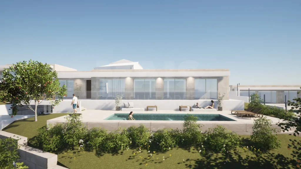 Moradia T4 com piscina em lote de 759m2 em Amoreira Óbidos