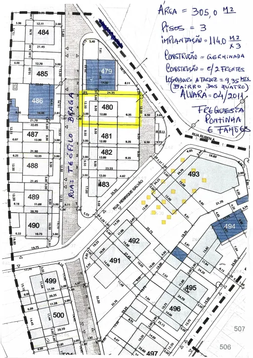 Terreno urbano de 305 M² com vista deslumbrante em Odivelas