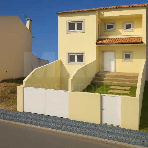 New 3 Bedroom Semi-Detached House with Garage, Garden and Balconies - Caldas da Rainha