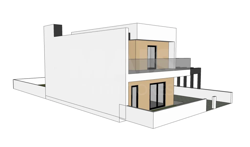 Lote Urbano com Proj. Aprovado para Moradia T3 c/ Cave, Logradouro & Parqueamento !