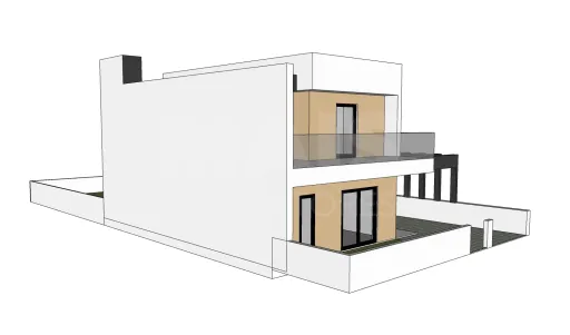 Lote Urbano com Proj. Aprovado para Moradia T3 c/ Cave, Logradouro & Parqueamento !