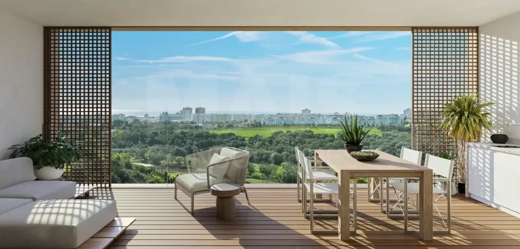 T2 Premium no Vistabella Oeiras | 107 m² + 22 m² de Varanda | 2 Suites | Jardim | 2 Lugares de Estacionamento, Piscina