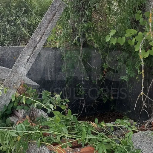 Terreno rústico de 5200m2 na Lamarosa com tanque e casa agrícola