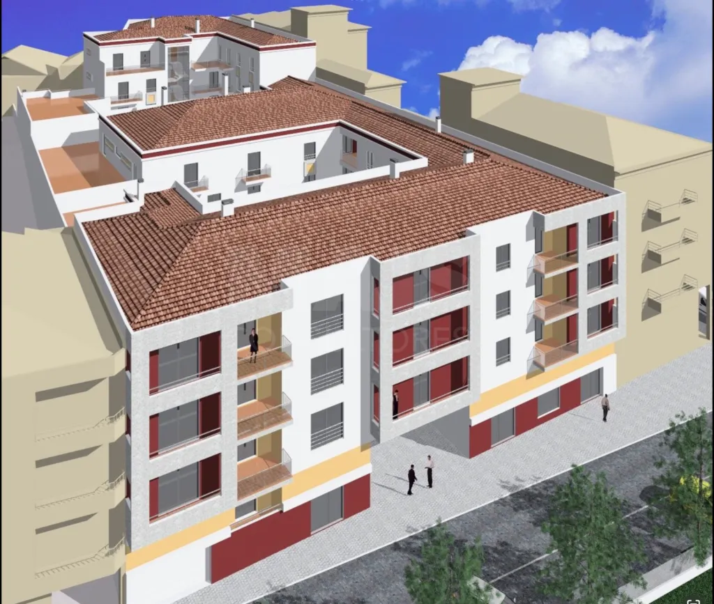 Land for 31 apartments + 4 stores - Malveira