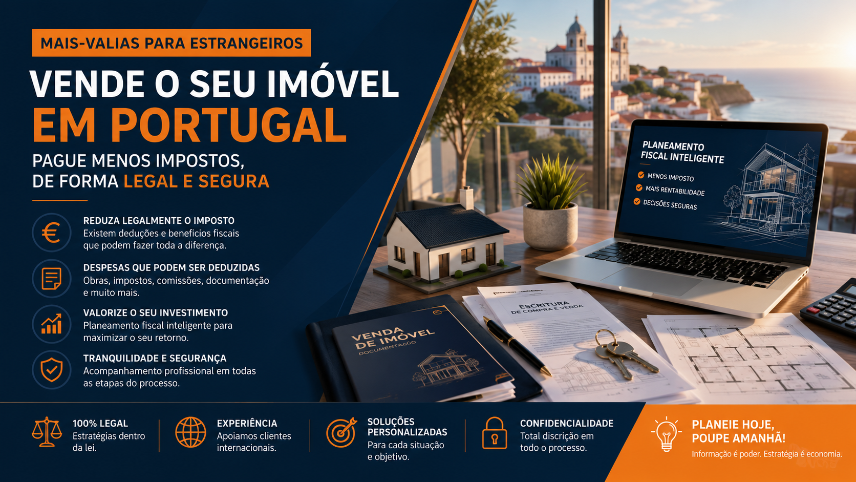 Mais-Valias para Estrangeiros em Portugal: Como Reduzir Legalmente o Imposto na Venda de um Imóvel