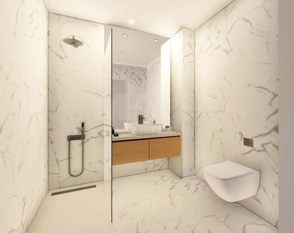 Apartamento T3 novo em prédio com piscina na Consolação