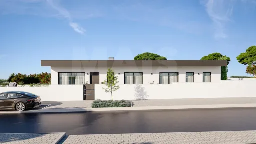 Single storey house under construction in Vermelha, Cadaval