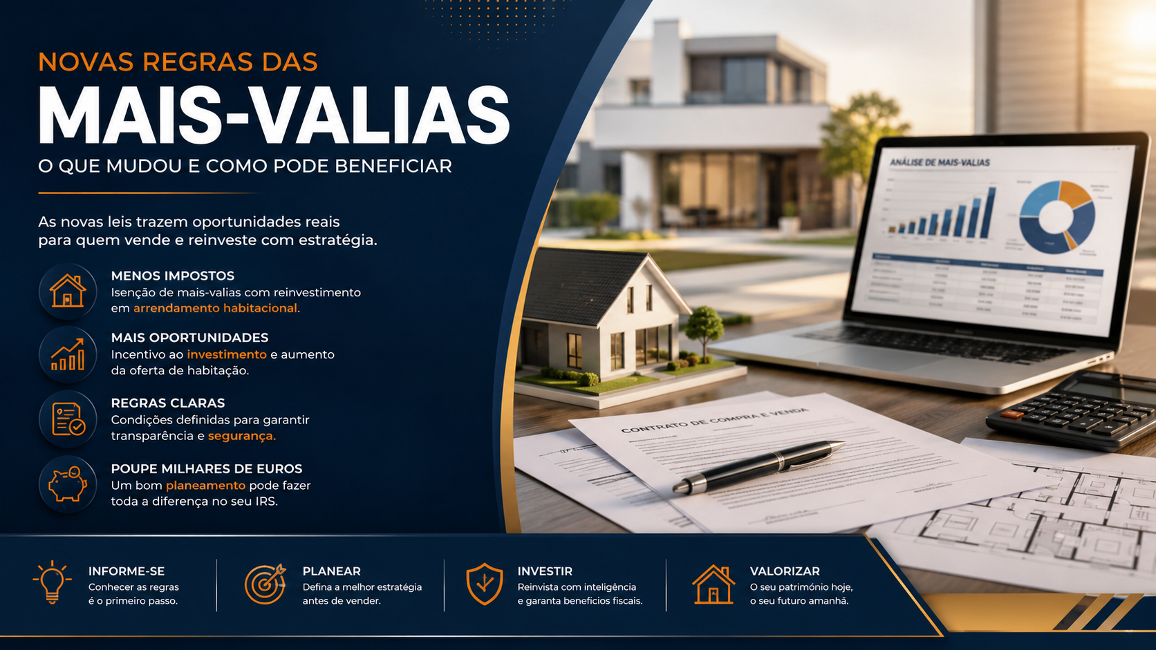 Novas Regras das Mais-Valias em Portugal: O Que Mudou e Como Pode Beneficiar os Proprietários