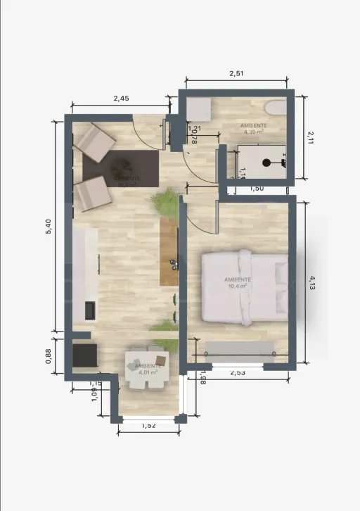 Apartamento T1 em Paço de Arcos