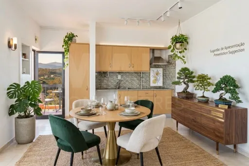 Apartamento com terraço e vista desafogada | Bairro do Pôr do Sol | Benedita