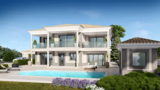 Moradia T4 nova com piscina em terreno de 2200m2
