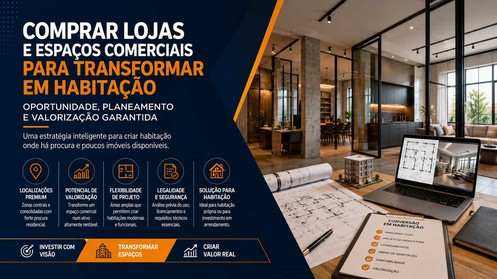Comprar lojas e espaços comerciais para transformar em habitação: oportunidade ou desafio?