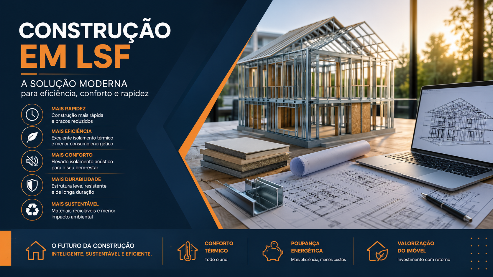 Construção em LSF: A Solução Moderna para Quem Procura Eficiência, Conforto e Rapidez