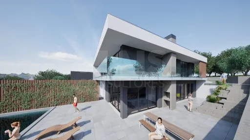 Moradia NOVA T3+1 com piscina e jardim