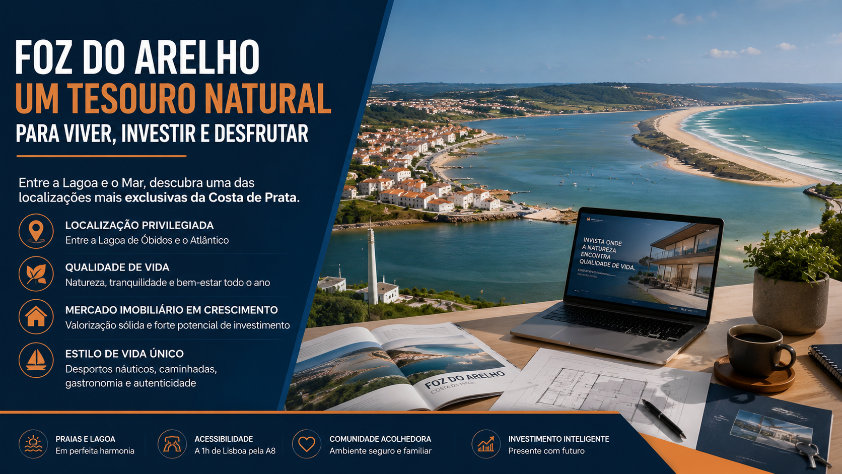 Foz do Arelho: Um Tesouro Natural do Oeste que Conquista Residentes e Investidores