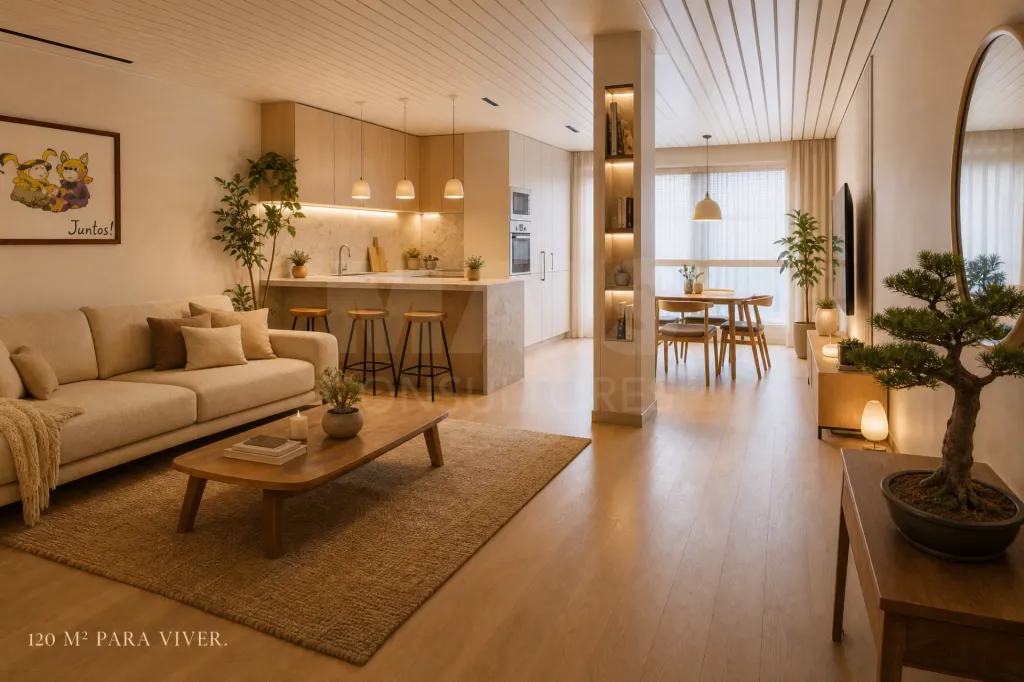 Um espaço. Diferentes caminhos. | 123 M² NO CENTRO DA BENEDITA