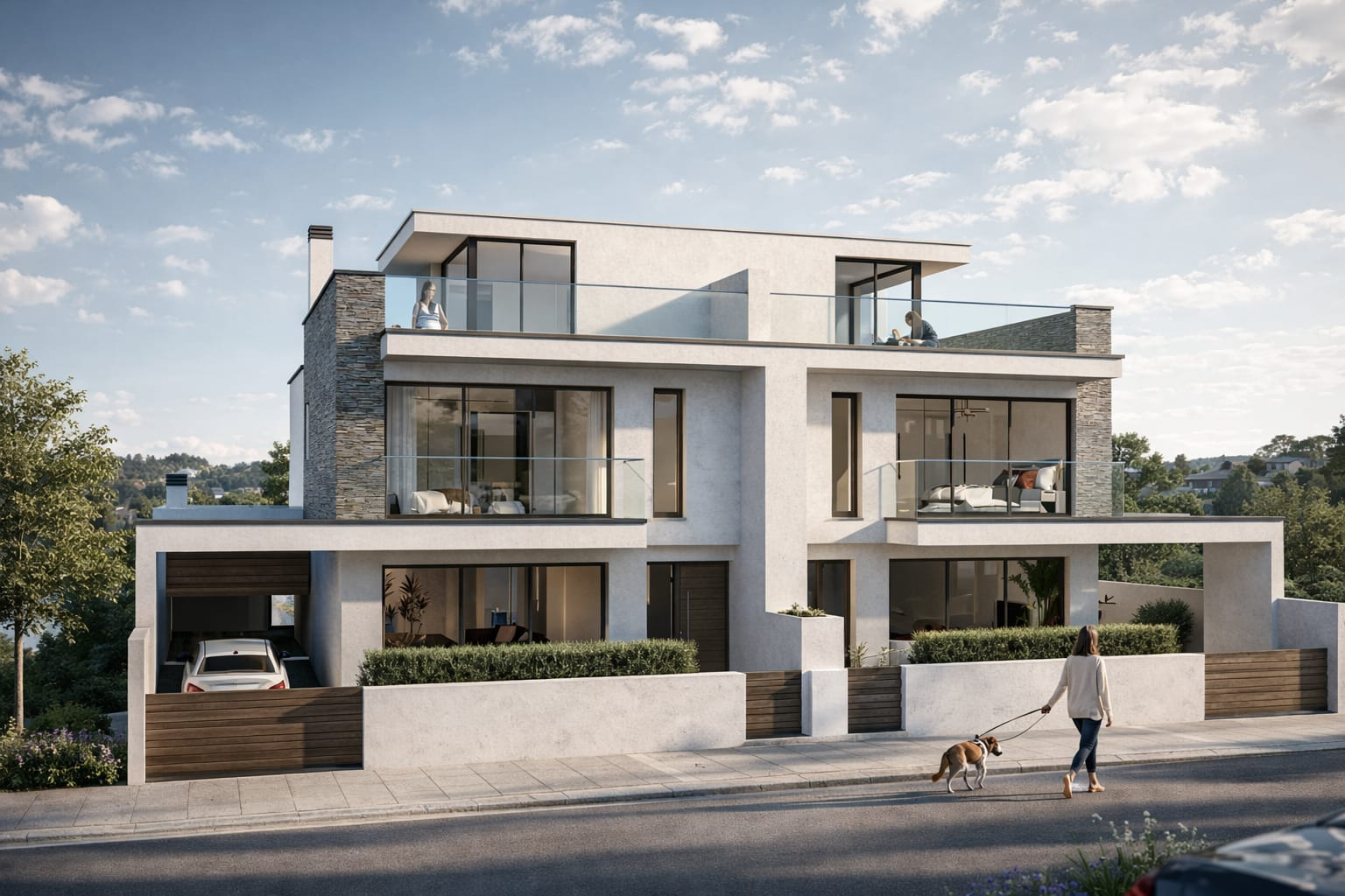 Moradia T3+1, Garagem, Espaço Exterior e Varanda Panorâmica e uma vista
