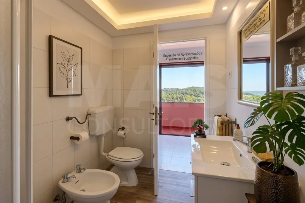 Apartamento com terraço e vista desafogada | Bairro do Pôr do Sol | Benedita