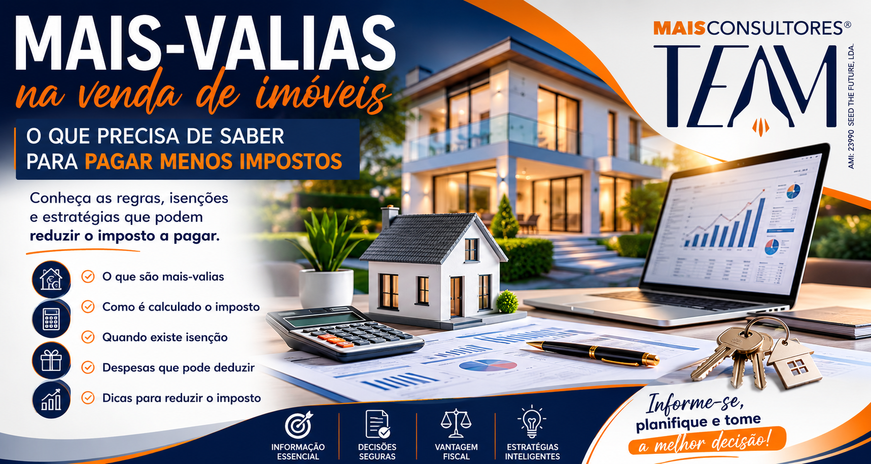 Mais-Valias na Venda de Imóveis: O que precisa de saber para pagar menos impostos em Portugal