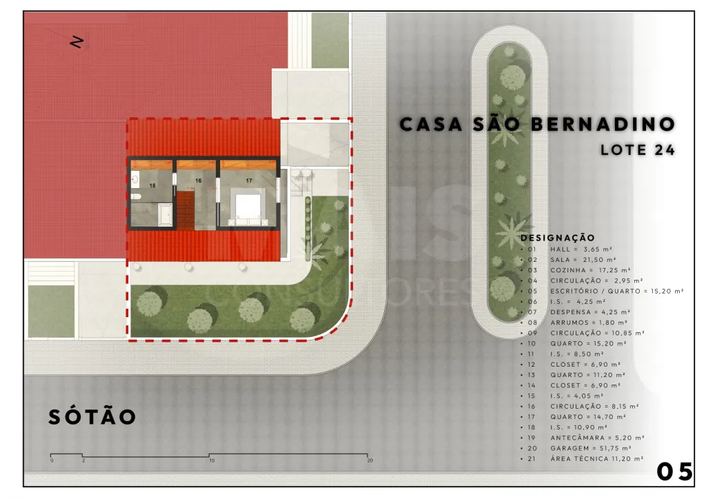 Plot for Building a House in São Bernardino - Privileged Location