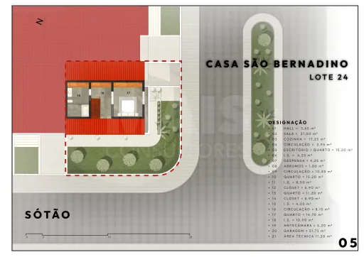 Plot for Building a House in São Bernardino - Privileged Location