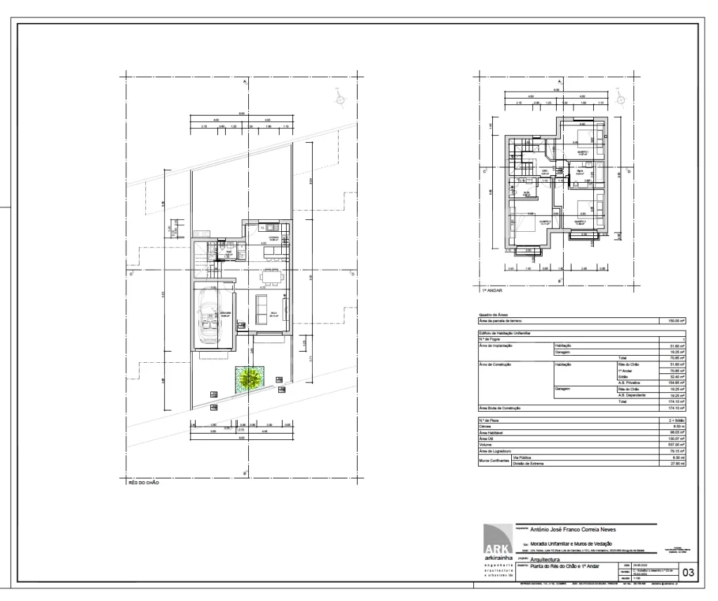 Moradia T3 com Garagem, Sótão e Terraço