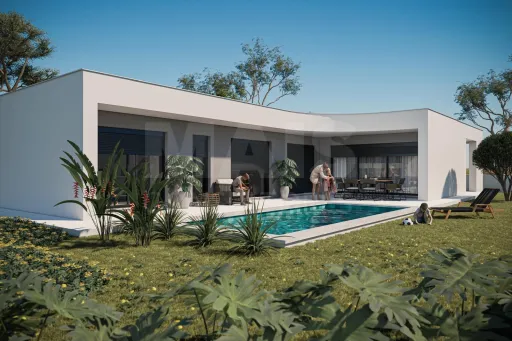 Moradia Térrea Moderna com Piscina e Garagem – Próxima de São Martinho do Porto