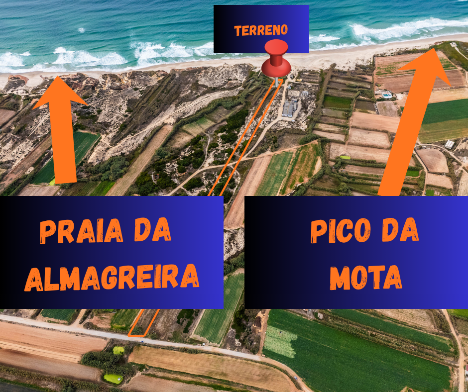 🏝️ Terreno Rústico em  Ferrel (Peniche)