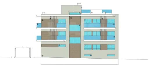 Apartamento T3 novo com estacionamento e piscina na cobertura