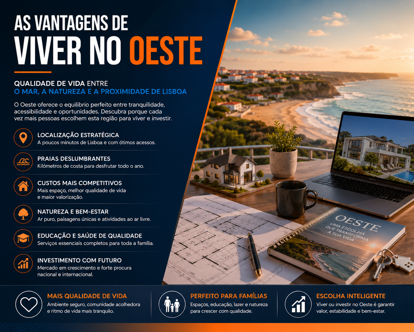 As Vantagens de Viver no Oeste: Qualidade de Vida Entre o Mar, a Natureza e a Proximidade de Lisboa
