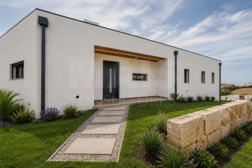 Moradia moderna com Piscina, Vista Campo a 60 minutos de lisboa