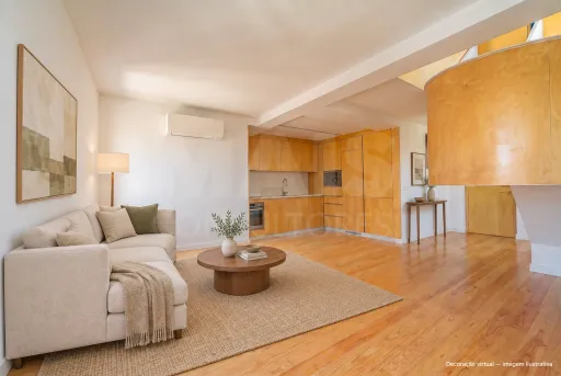Apartamento T1 duplex com terraço junto às Amoreiras