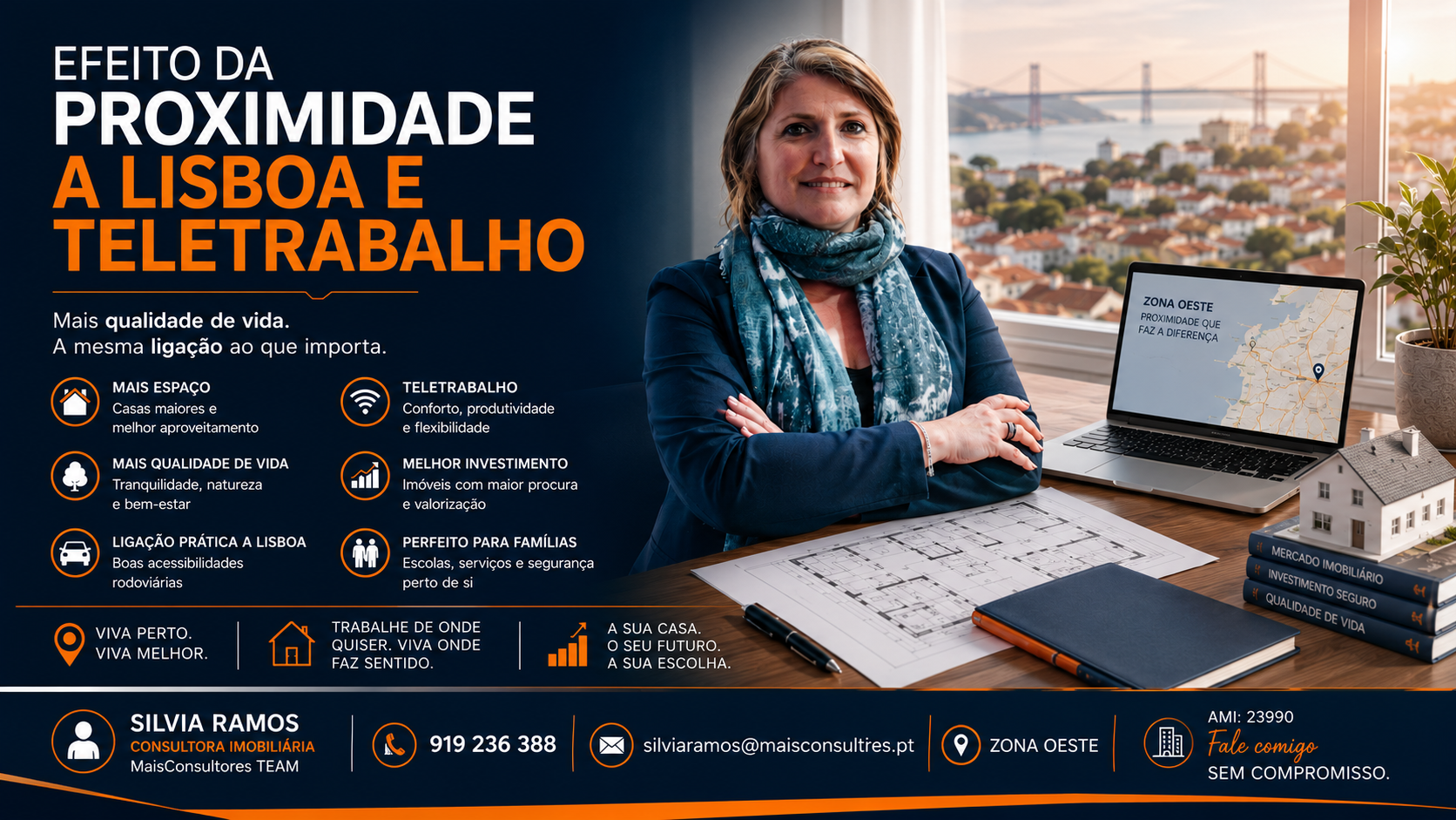 Efeito da Proximidade a Lisboa e do Teletrabalho no Mercado Imobiliário da Zona Oeste