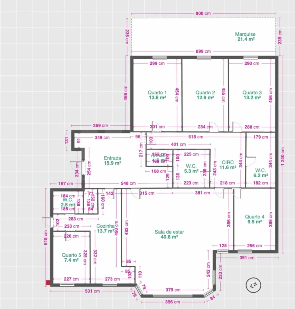 5-bedr. apartment in Miraflores