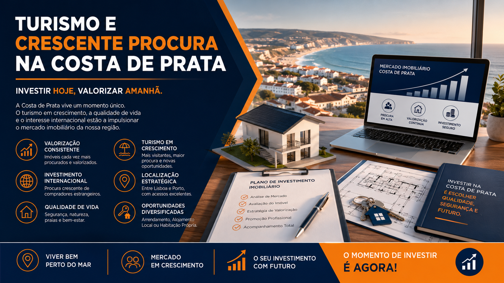 Turismo e Procura Imobiliária na Costa de Prata: Porque Continua a Ser uma das Regiões Mais Atrativas de Portugal