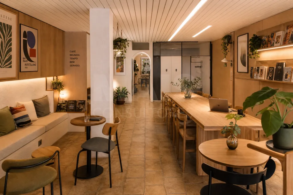 Um espaço. Diferentes caminhos. | 123 M² NO CENTRO DA BENEDITA
