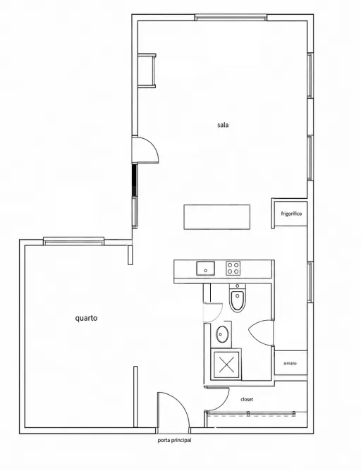 Apartamento T1 com 125 m², Frente ao Centro Náutico, em Alcácer do Sal