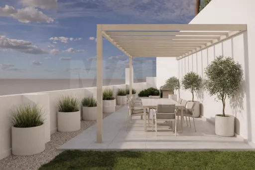 Villas Mar – Moradia V3  com piscina e vista mar  a 150 metros da Praia -Fracao A