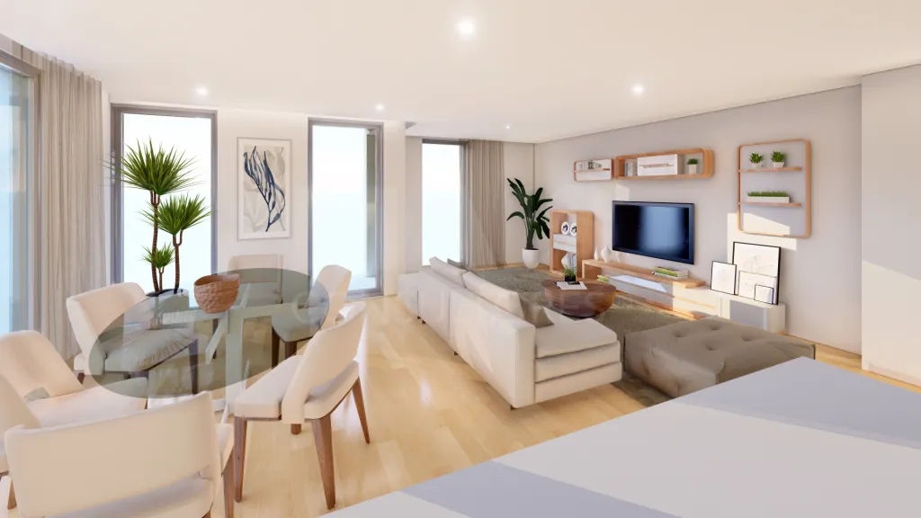 Apartamento T3 novo em prédio com piscina na Consolação