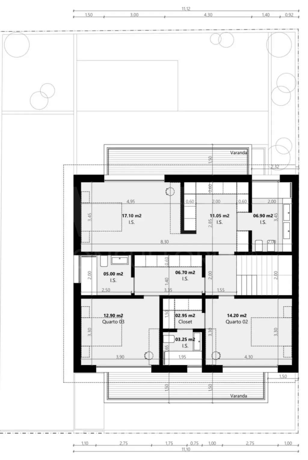 Moradia Geminada T4 + 1 com Piscina Famões