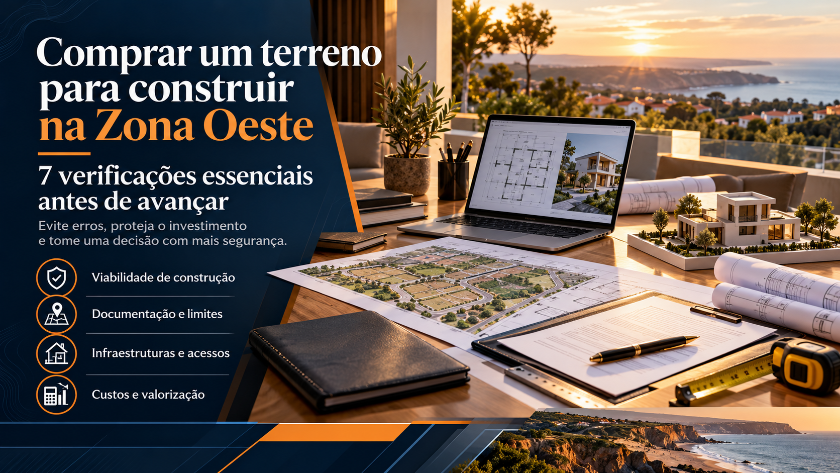 Comprar um terreno para construir na Zona Oeste: 7 verificações essenciais antes de avançar