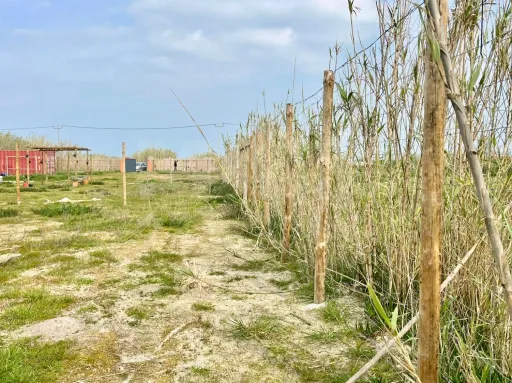 Terreno rústico com infraestrutura e 2 casas pré-fabricadas| 2 acessos | 500m da Praia da Almagreira