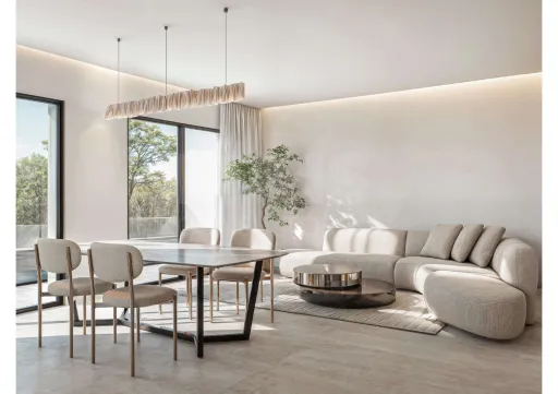 New 3-bedroom apartment with parking and rooftop pool