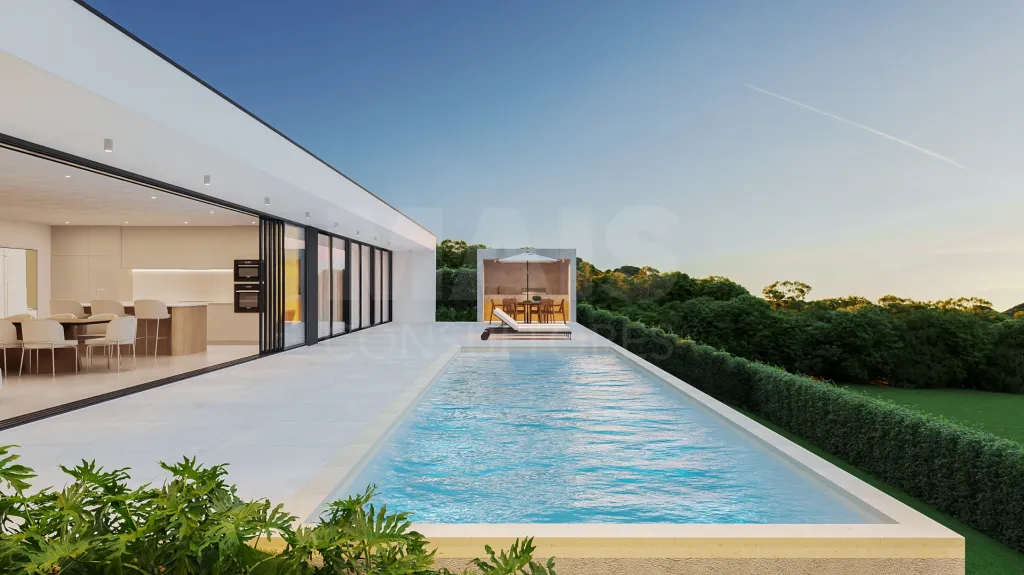 Single-Story 3-Bedroom + 1 House with Master Suite, Garden, Pool, and Garage for 2 Cars | ALCOBAÇA | OFF-MARKET
